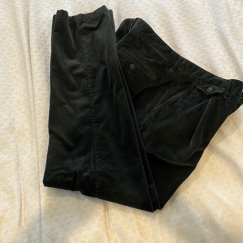 J. Crew wide wale corduroy pants single pleat 36x32
